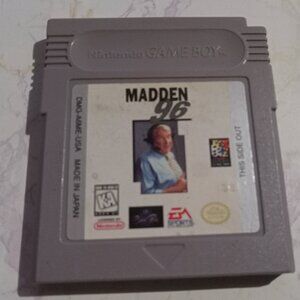 Madden NFL Football 96 Tested Nintendo Original Gameboy Game